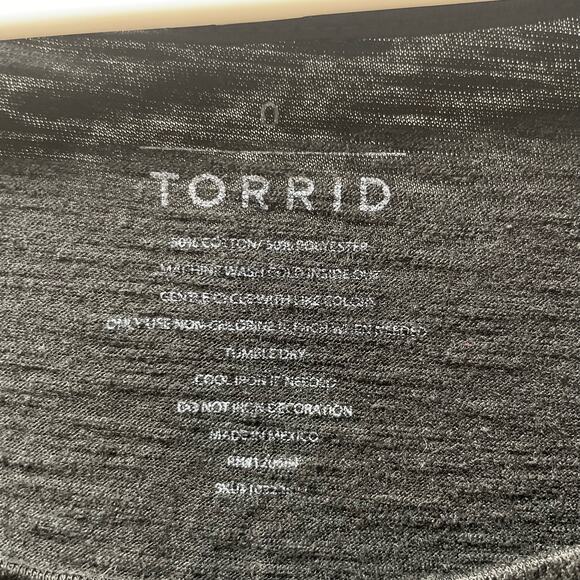 Torrid Slub Knit Graphic Tee ‘Your Fate Is In Your Hands’ Size 0X - Picture 4 of 5